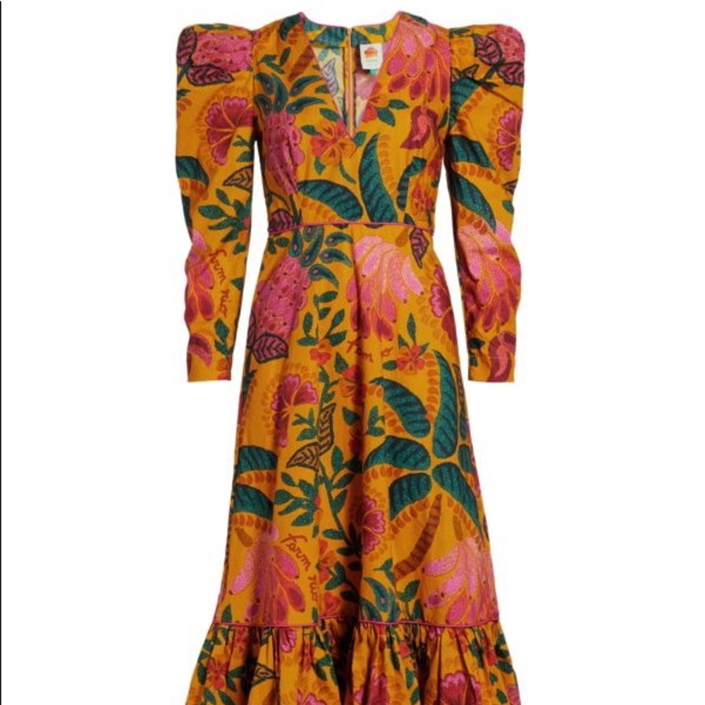 Farm Rio Floral Midi dress